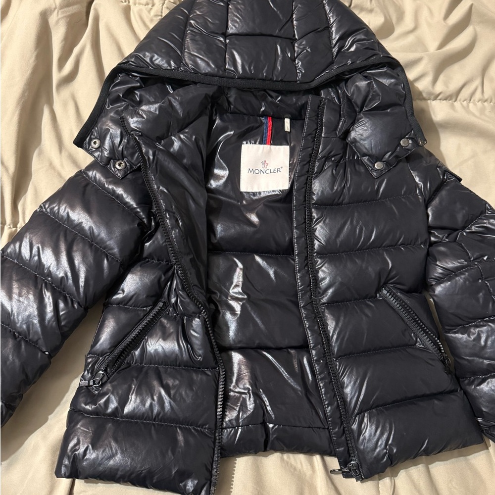 Kids Moncler Black Puffer Jacket